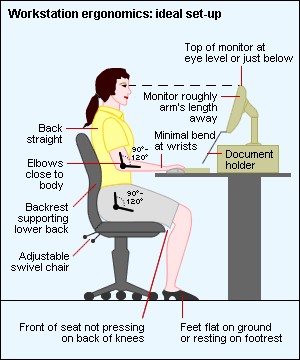 Basic Ergonomics For Your Home Office - Chatelaine